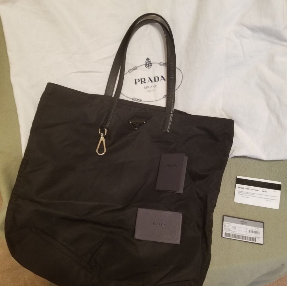 Vintage Prada 100% authentic large tote BN1068